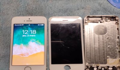 Changement d'écran et de coque arrière Iphone SE 2016 à Ste Foy La Grande