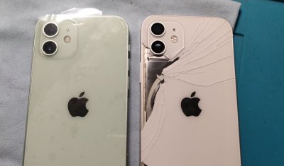 Changement de vitre arrière iPhone 12 à Pineuilh