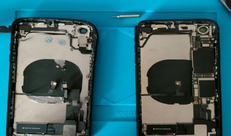 Réparation d'un châssis d'iphone XR à Fougueyrolles