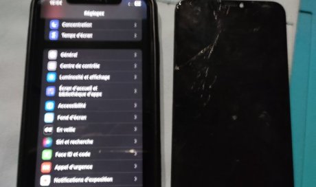 Remplacement d'écran d'un iPhone XS Max à Pessac/Dordogne