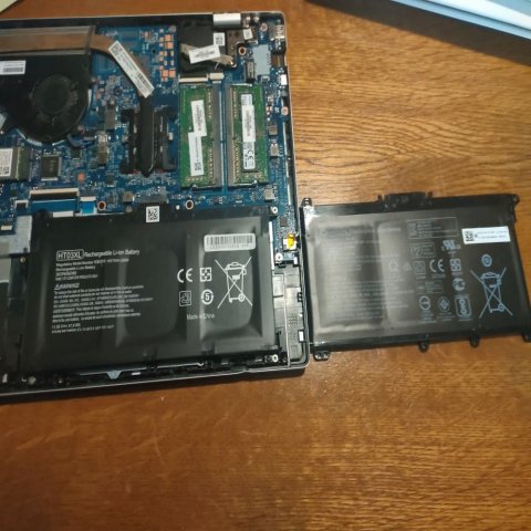 Changement batterie PC portable HP