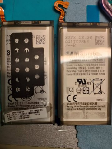 Remplacement d'une batterie de SAMSUNG S9 à Saint Seurin de Prats