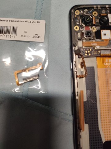 Changement bouton power d'un Xiaomi Mi 11 Lite 5G à Sainte Foy La Grande