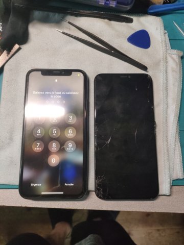 Remplacement d'écran iPhone 11 pro à St Avit -St Nazaire