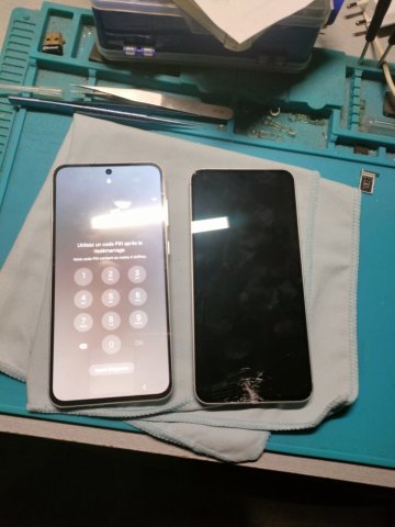 Changement d'un écran Samsung A56 à Fougueyrolles