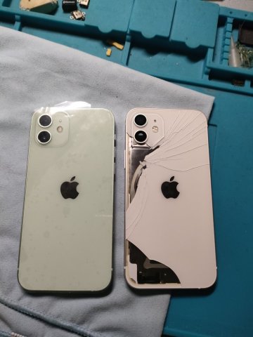 Changement de vitre arrière iPhone 12 à Pineuilh