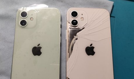 Changement de vitre arrière iPhone 12 à Pineuilh